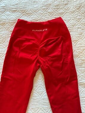 Alphalete Amplify Leggings Formula Red